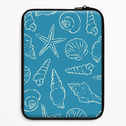 Sketched Shells Pattern Universal Laptop Sleeve