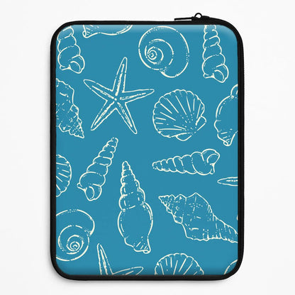 Sketched Shells Pattern Universal Laptop Sleeve