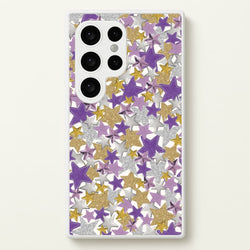 Mauve Stars Collage  Galaxy S24 Ultra Case