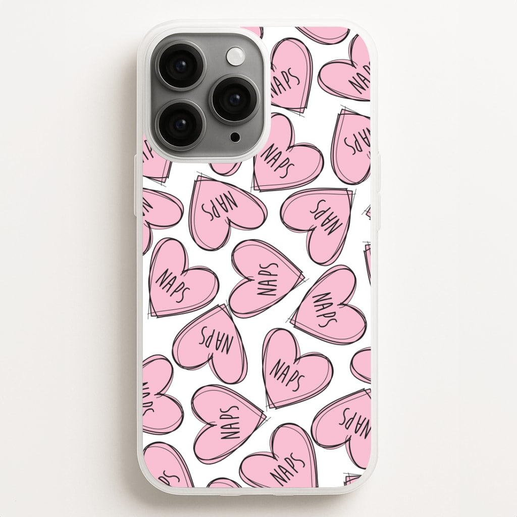 Nap Hearts, Tumblr Inspired Phone Case for iPhone, Samsung Galaxy and Google Pixel