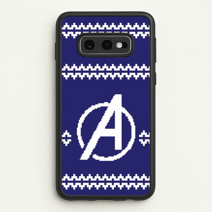 Superhero Team Blue Christmas Jumper  Galaxy S10e Case