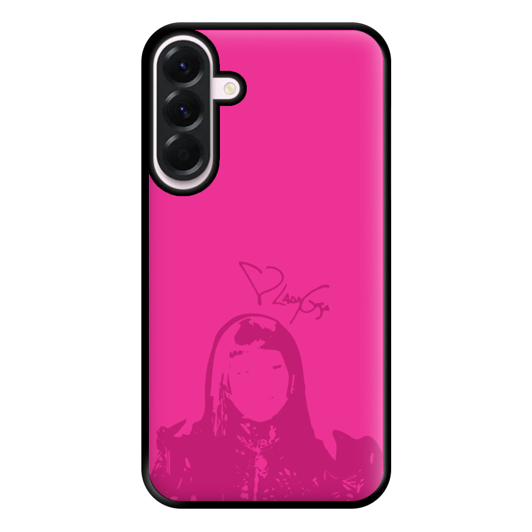 Pink Gaga Silhouette  Galaxy A36 Case