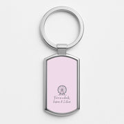 Ferris Wheels, Kisses & Lilacs Luxury Keyring 1