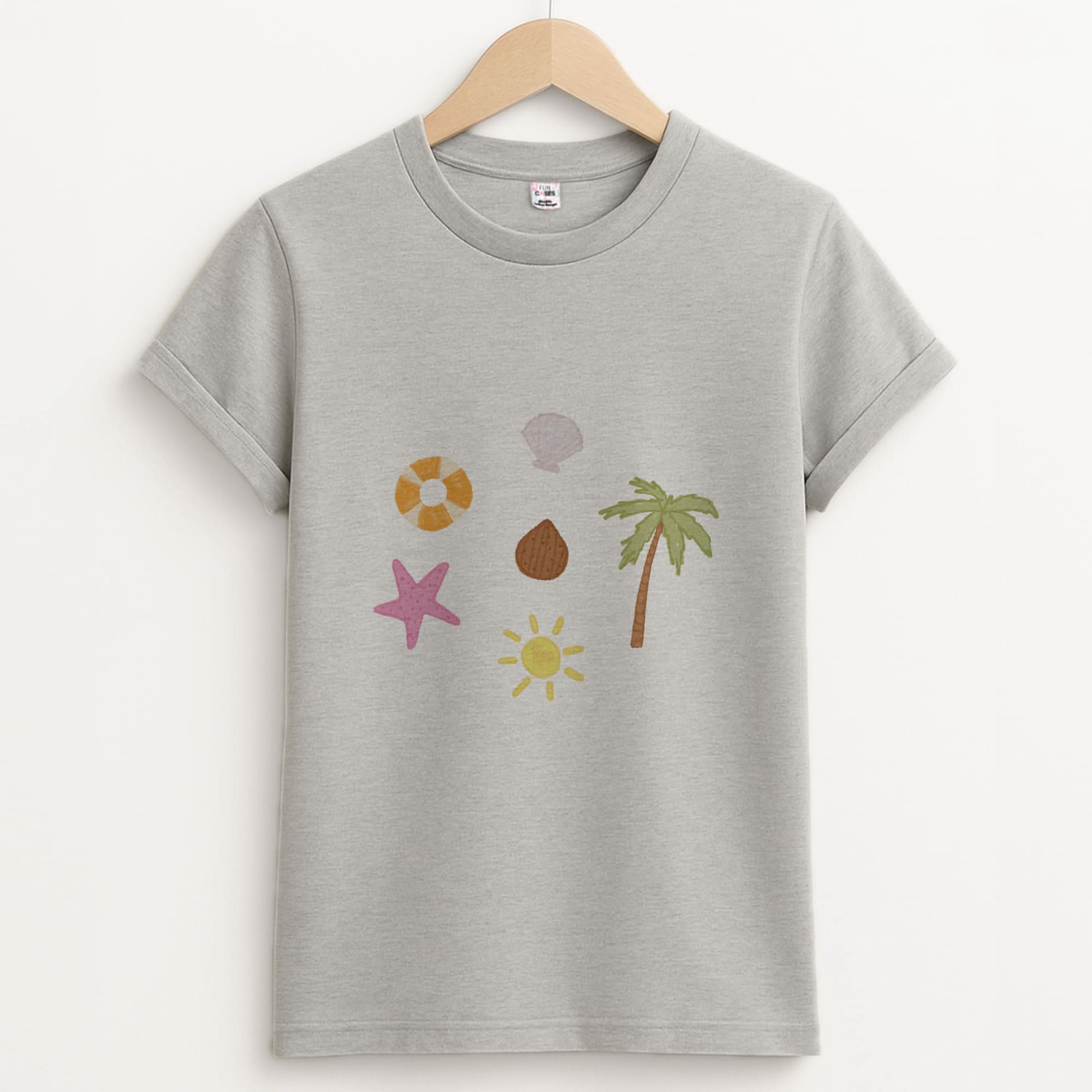 Summer Essentials Unisex Grey T-Shirt