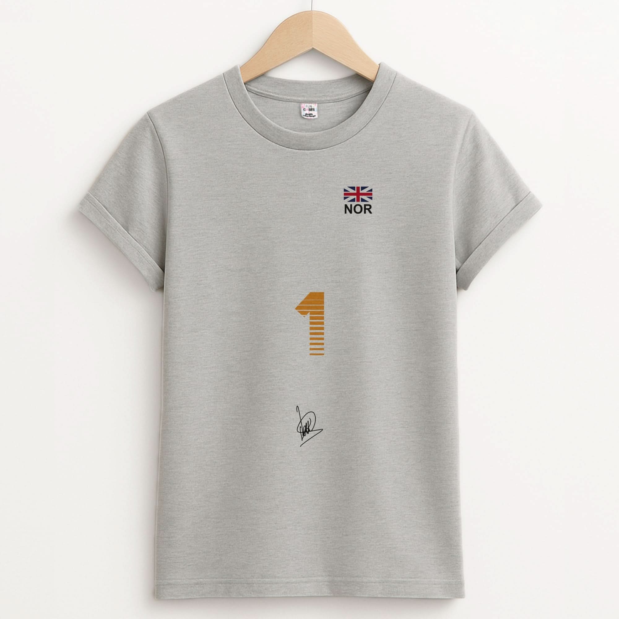 LN1 - Norris Unisex Grey T-Shirt