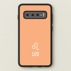 Leo Pastel Zodiac Galaxy S10 Plus Case