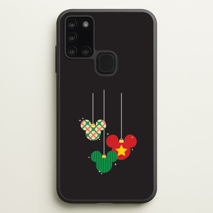 Cartoon Mouse Hanging Baubles Galaxy A21s Case