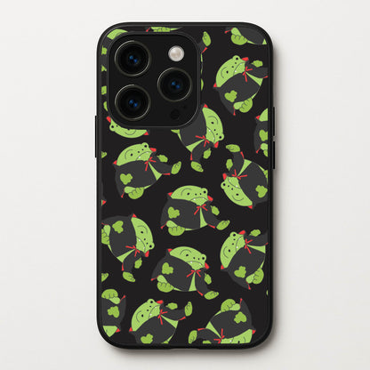 Vampire Frog Pattern  - Halloween iPhone 15 Pro Max Case
