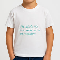Measured In Summers Boys T-Shirt