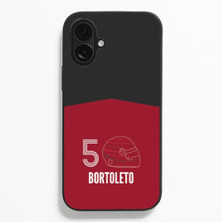 Bortoleto Helmet 2026 iPhone 16 Case