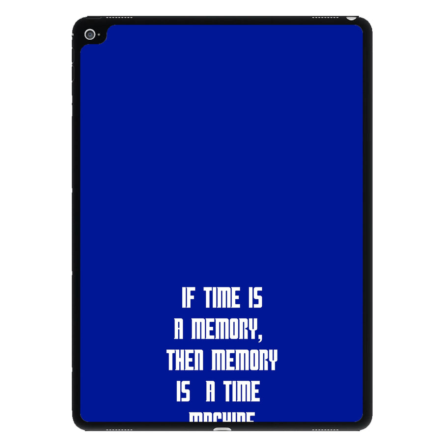 If Time Is A Memory - Doctor Who iPad Case