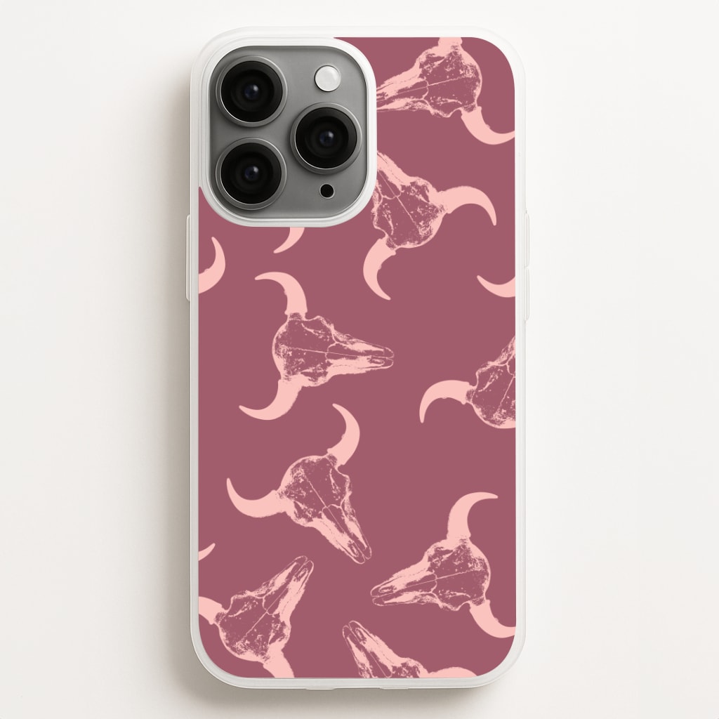 Pastel Skulls Pattern Phone Case for iPhone, Samsung Galaxy and Google Pixel