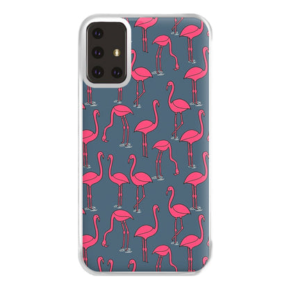 Basic Pink Flamingo Pattern Phone Case