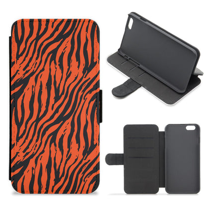 Tiger - Animal Patterns Flip / Wallet Phone Case