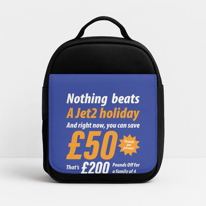 Nothing Beats A Jet Holiday Insulated Lunch Bag