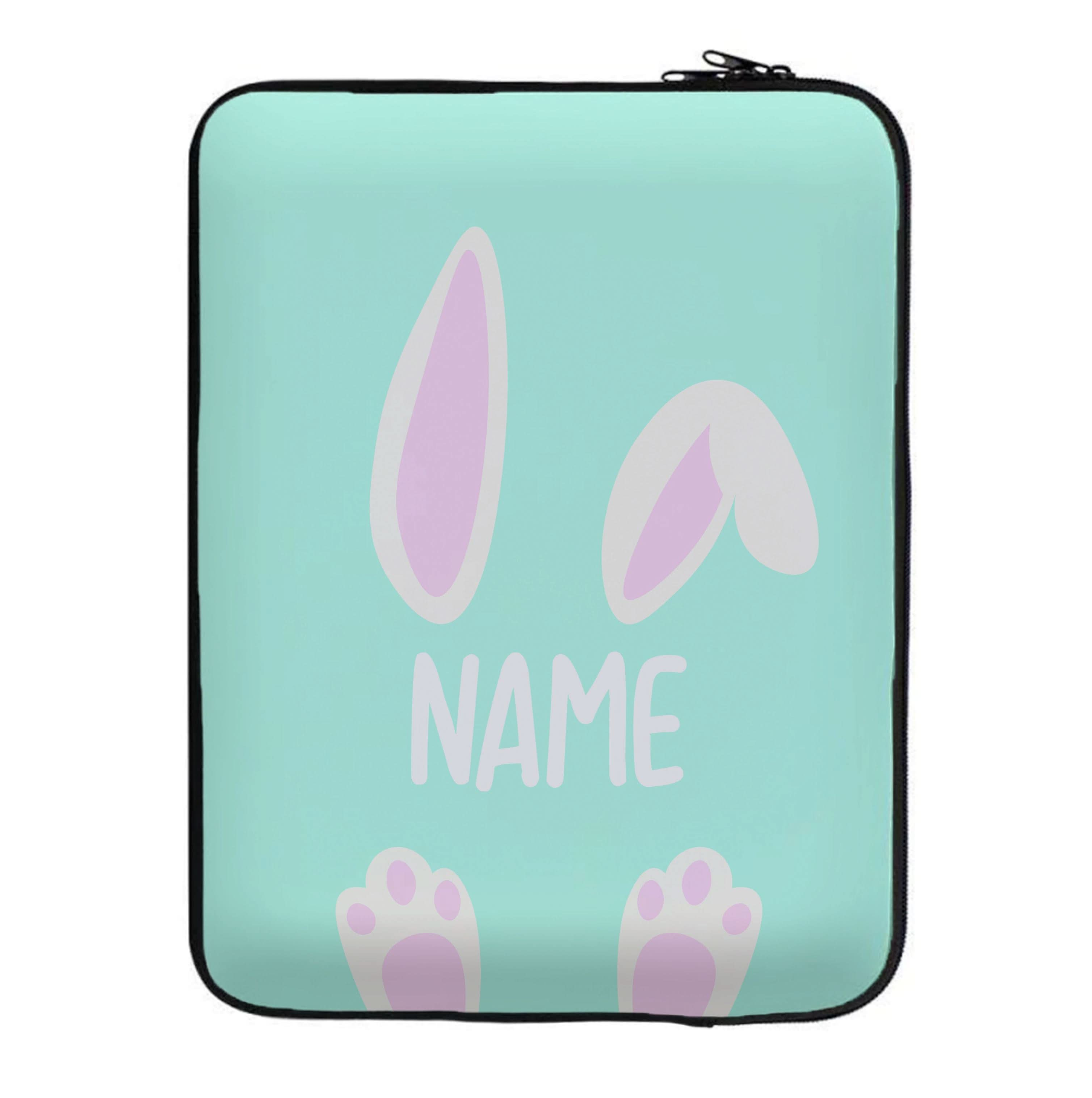 White Bunny Personalised Laptop Sleeve