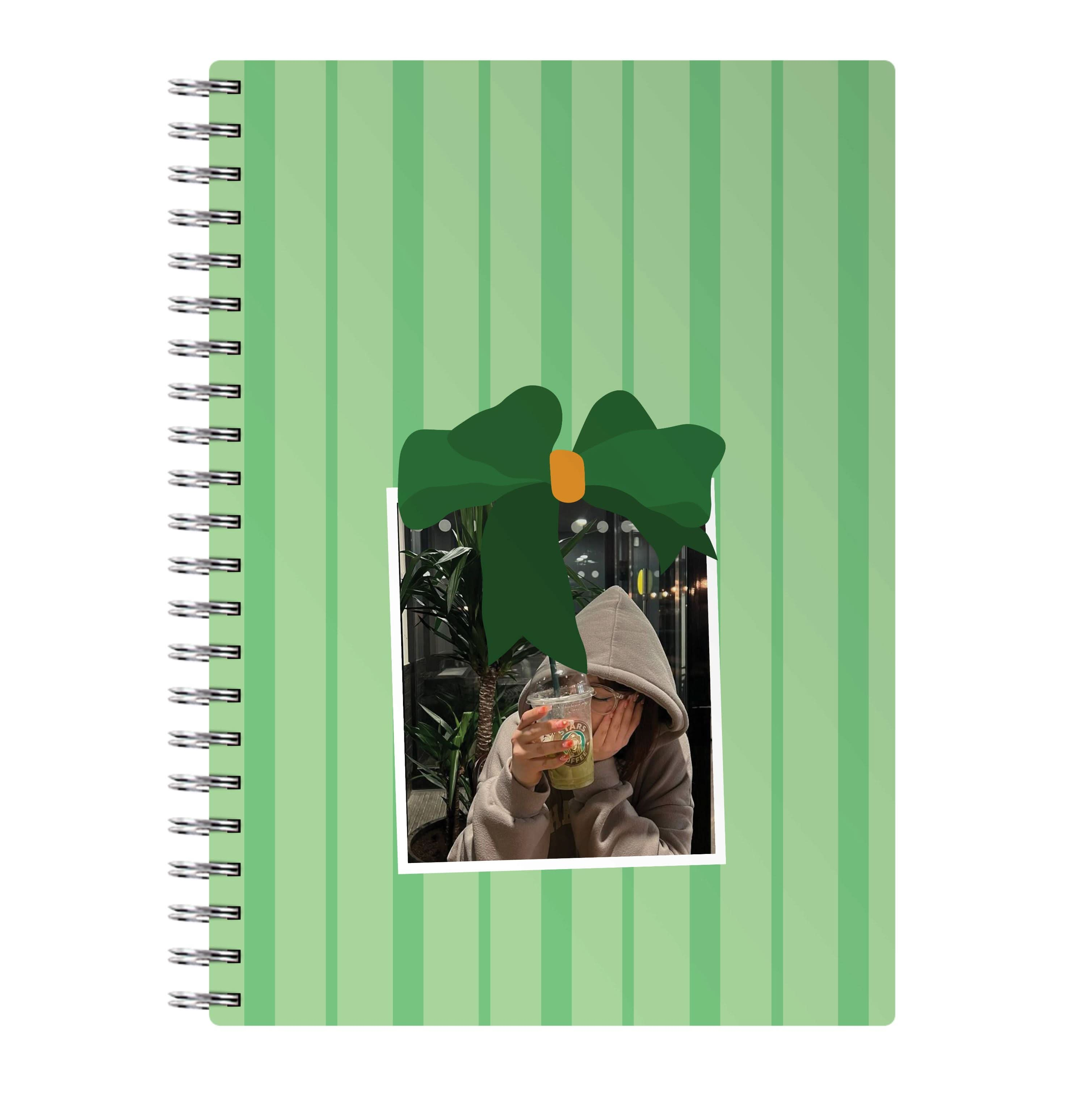 Polaroid Bow Christmas Notebook