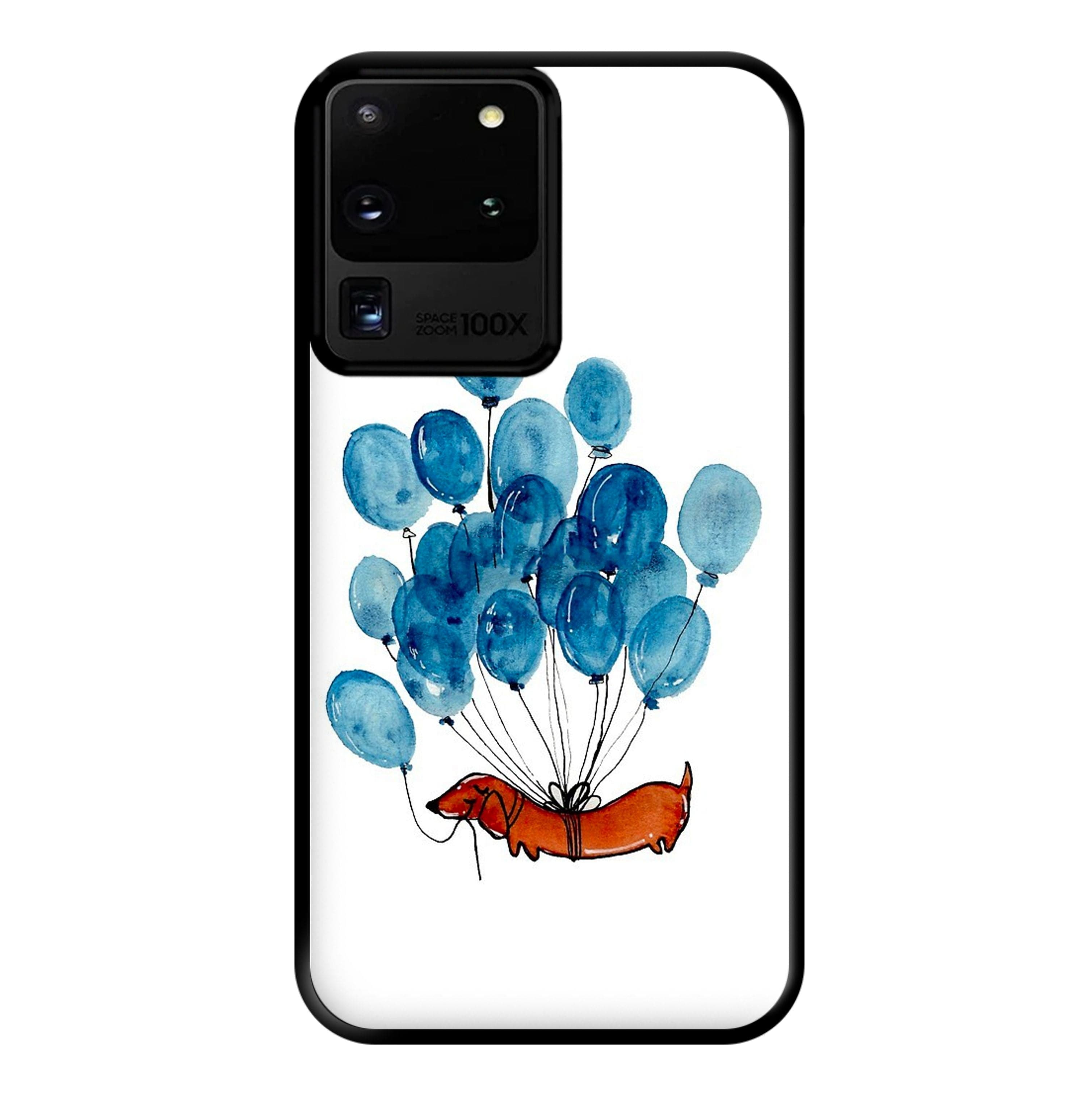 Dachshund And Balloons Phone Case