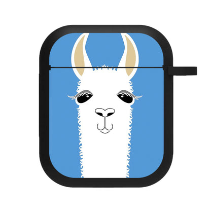 Llama Portrait AirPods Case