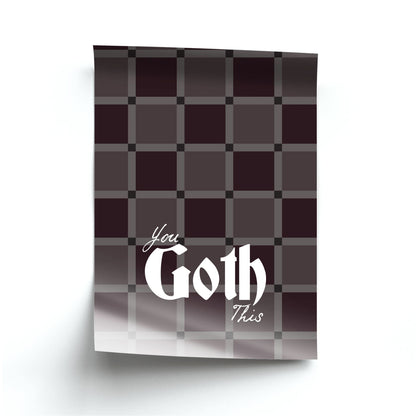 You Goth This Tartan Poster