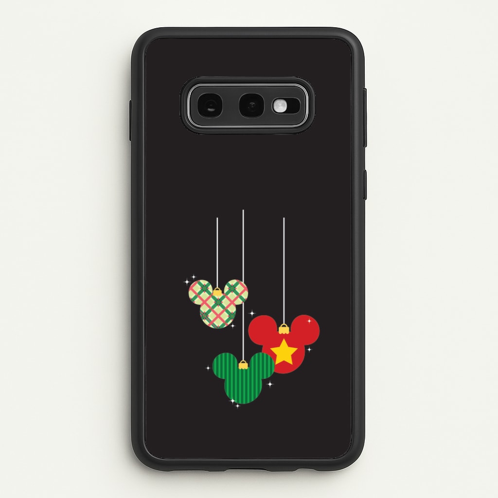 Cartoon Mouse Hanging Baubles Galaxy S10e Case