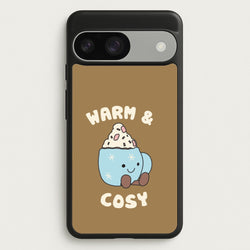 Hot Cocoa Plush Quote Google Pixel 9 / 9 Pro Case