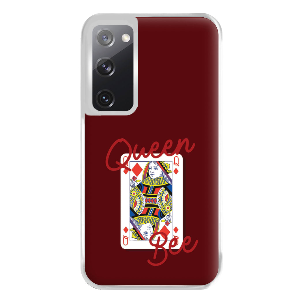 Queen Bee Playing Card Galaxy S20FE Case