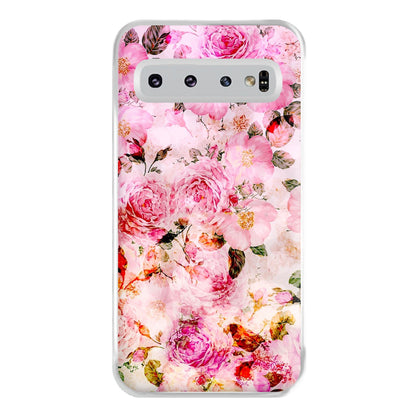 Pretty Pink Chic Floral Pattern Phone Case