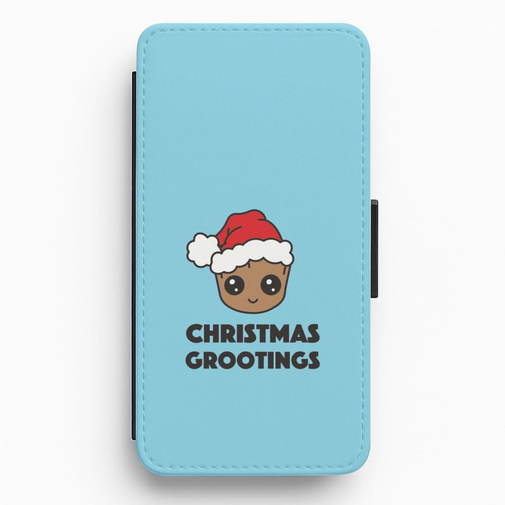 Christmas Grootings  Flip / Wallet Phone Case