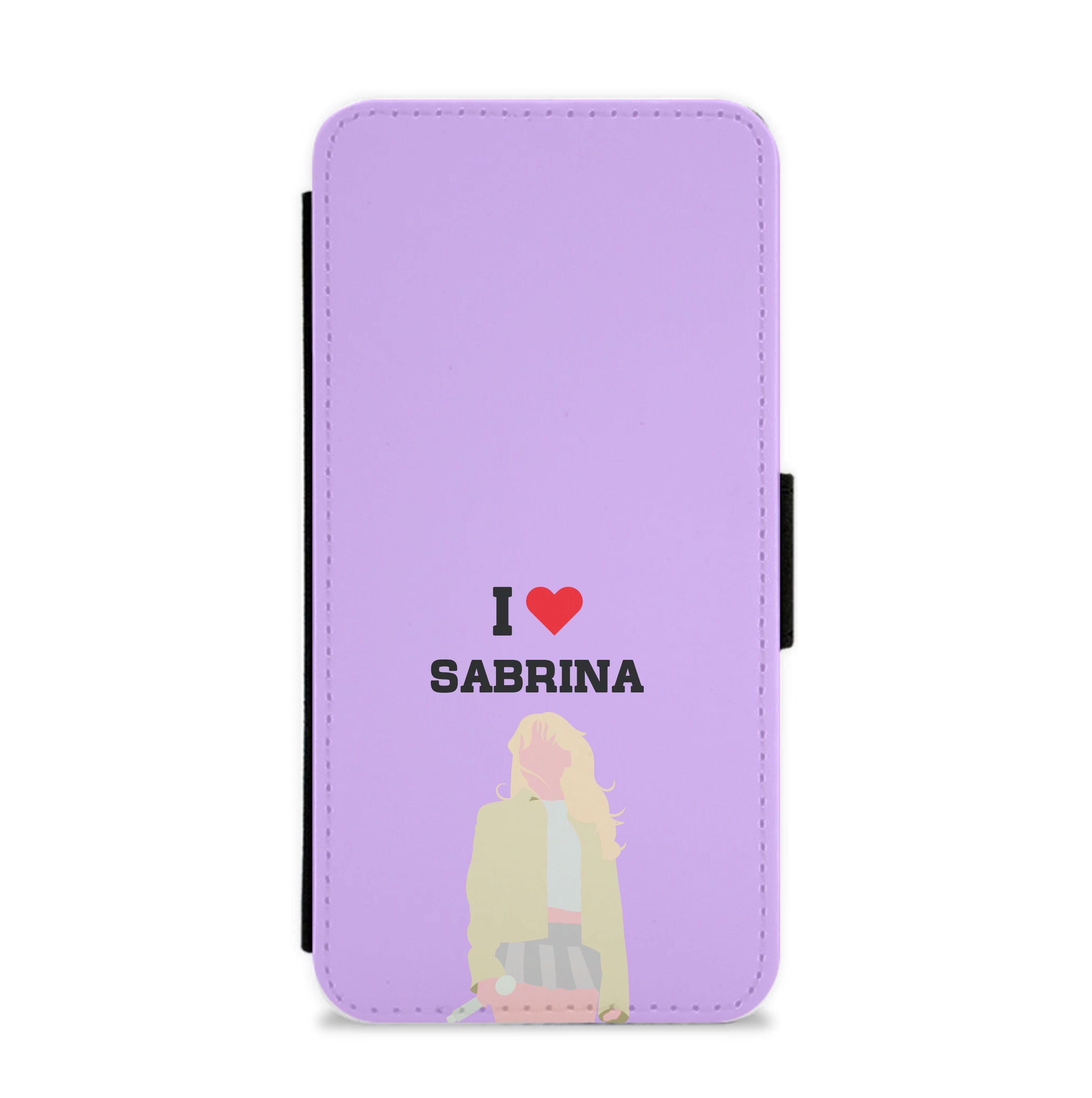 I Love Sabrina Flip / Wallet Phone Case