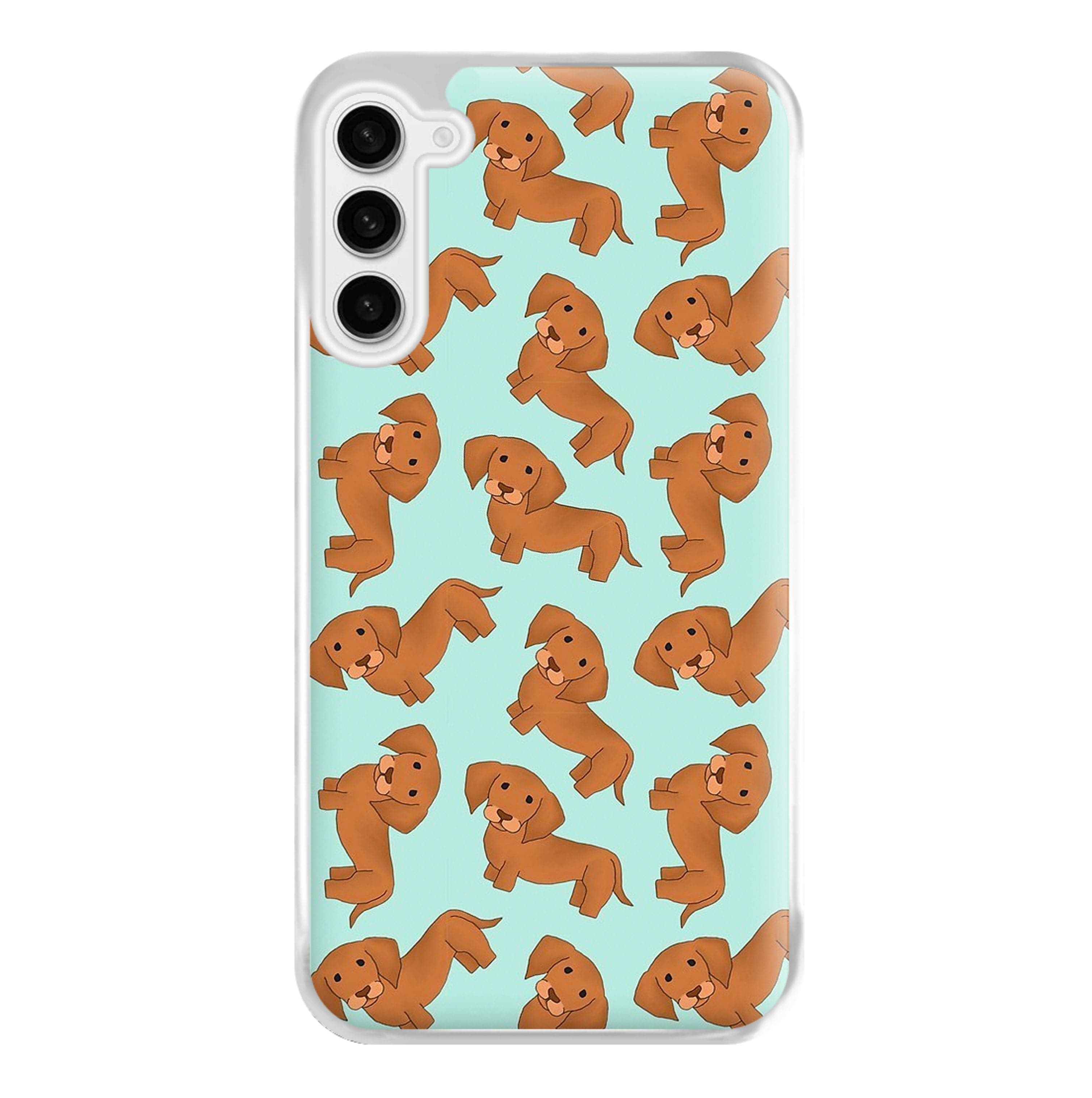 Sausage Dog Pattern Phone Case