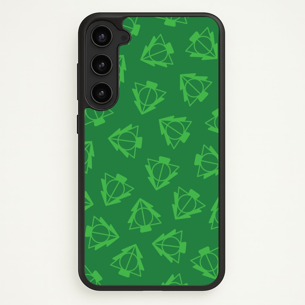 Christmas Tree Wizard Icon Pattern Galaxy S23 Plus Case