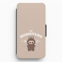 Cute Monster 2025 Biege Flip / Wallet Phone Case