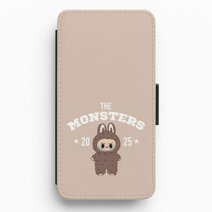 Cute Monster 2025 Biege Flip / Wallet Phone Case