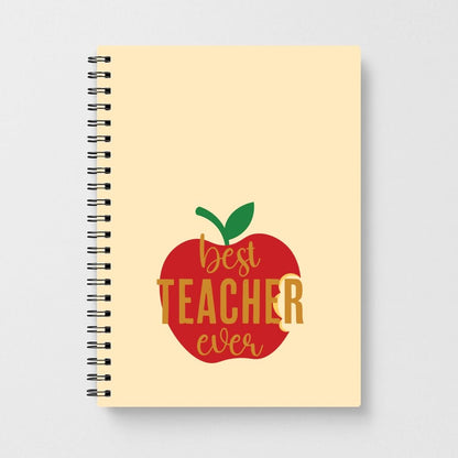 Apple Best Teacher Ever Notebook