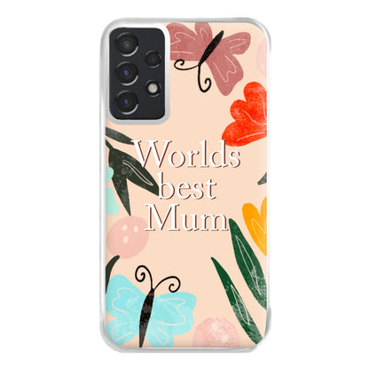 Worlds Best Mum - Floral Mother's Day Phone Case