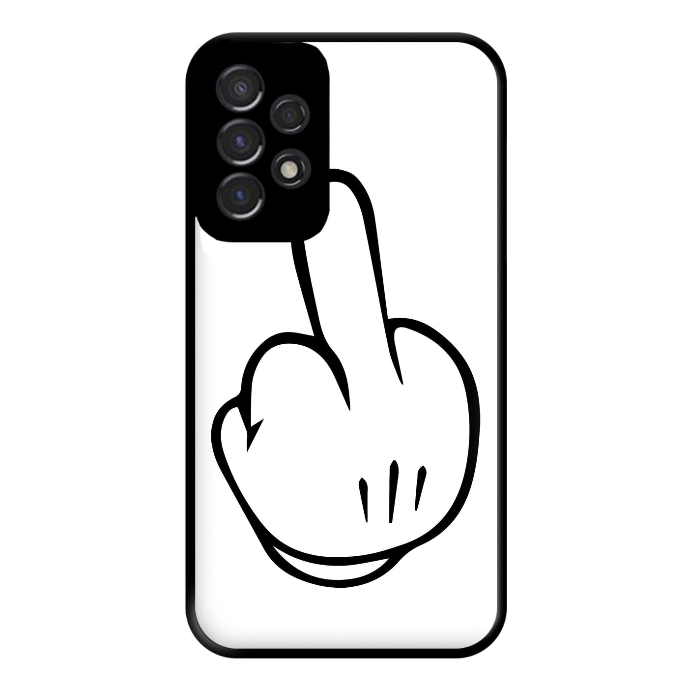 Mickey Mouse Middle Finger Phone Case