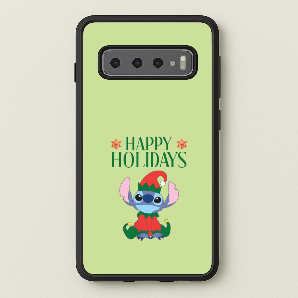 Cute Blue Alien Elf Galaxy S10 Plus Case