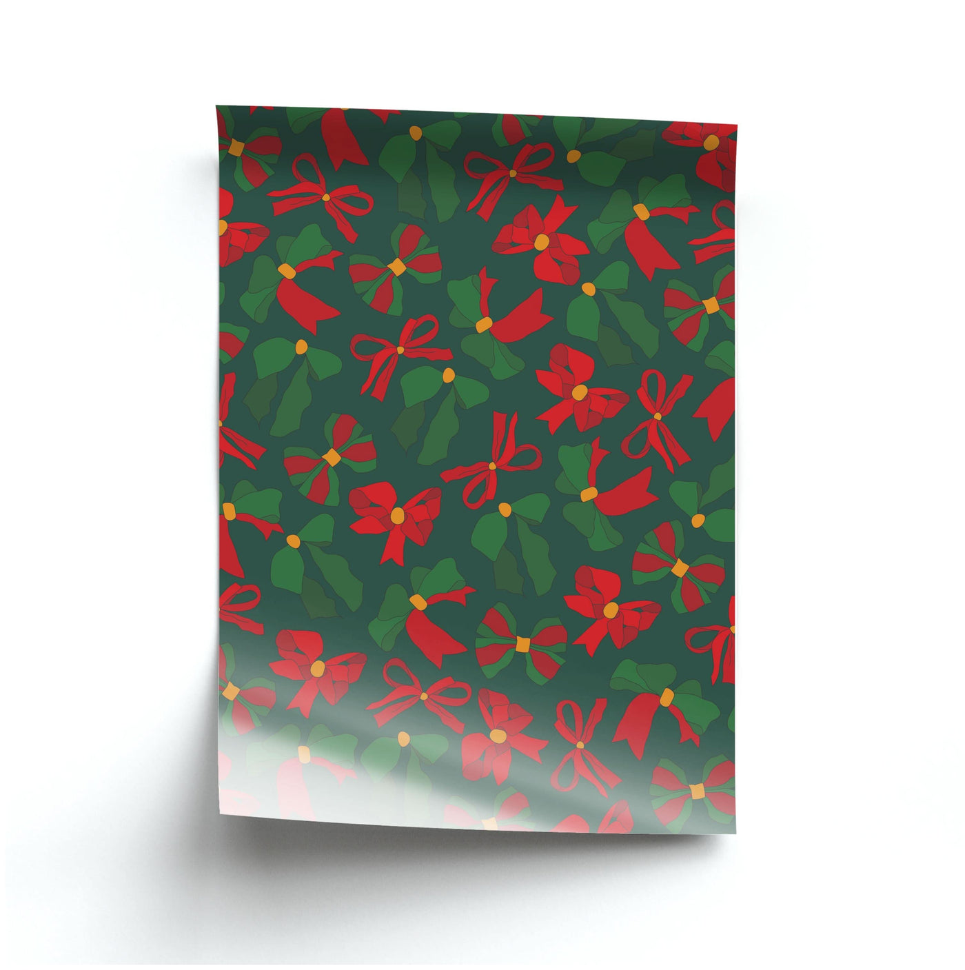 Green And Red Pattern Poster