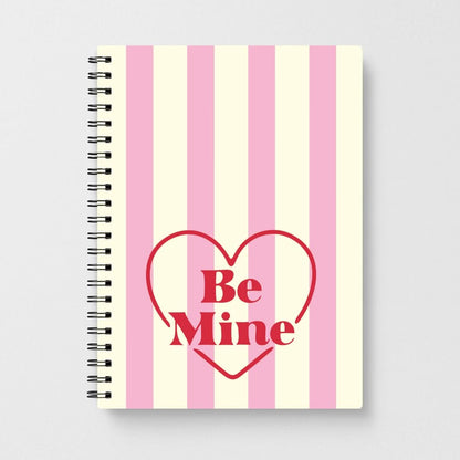 Be Mine Stripey Notebook