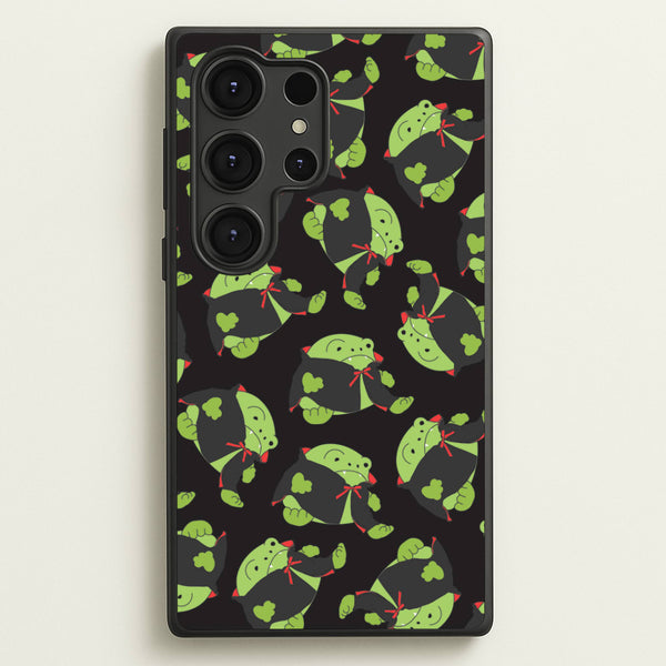 Vampire Frog Pattern  - Halloween Galaxy S25 Ultra Case