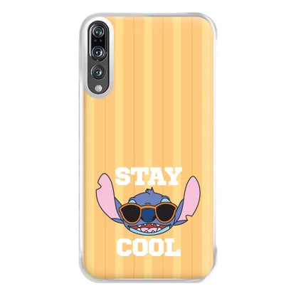 Stay Cool Blue Alien Huawei P20 Pro Case