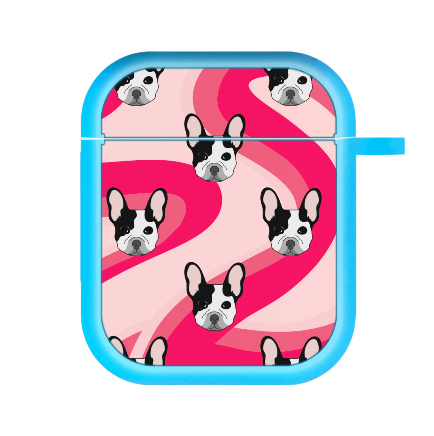 Abstact Frenchie - Dog Pattern AirPods Case