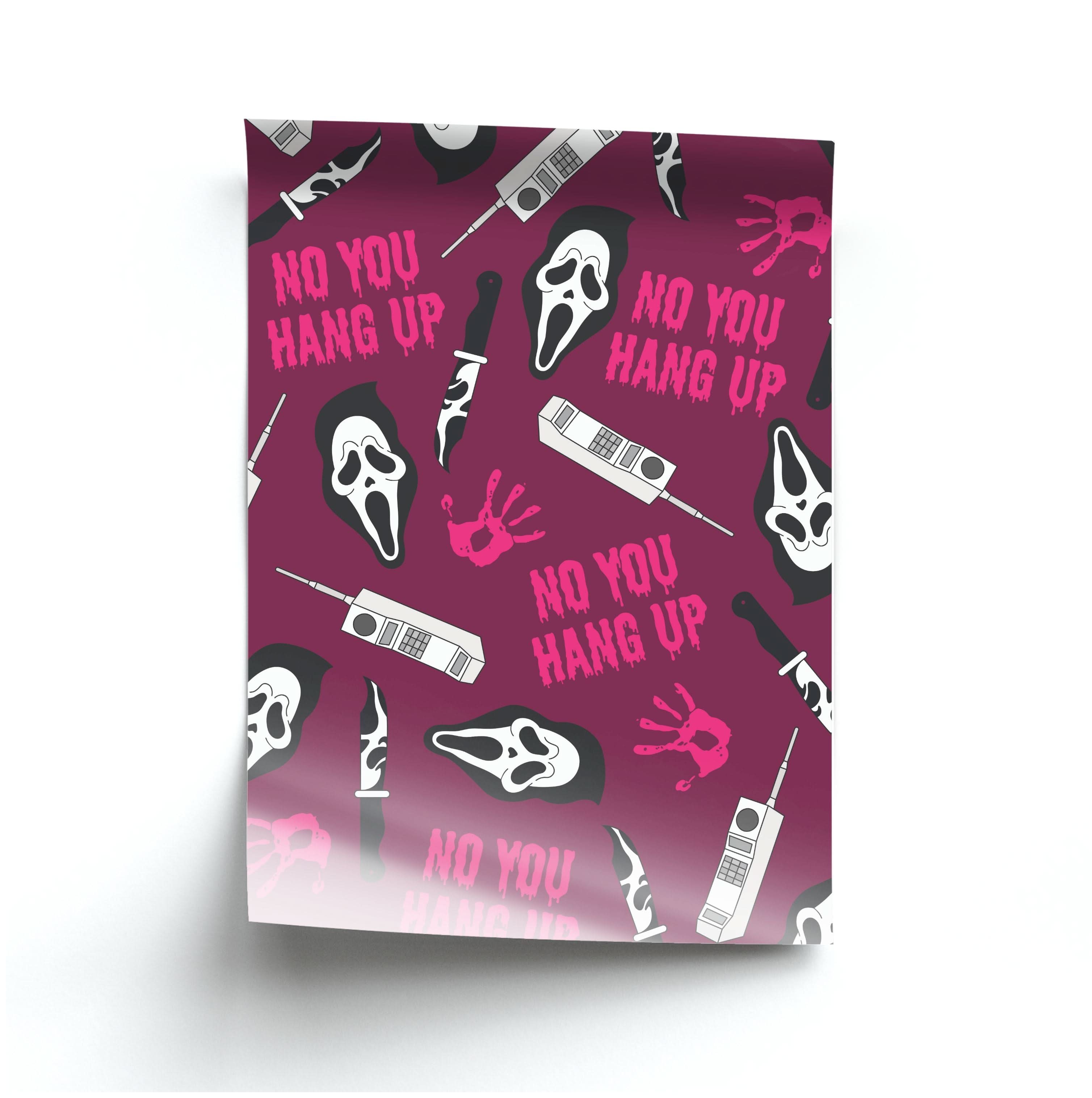 Scary Movie Props Patterm Poster