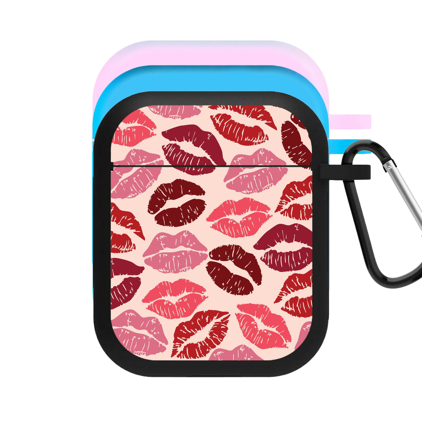 Valentine's Lips Pattern AirPods Case