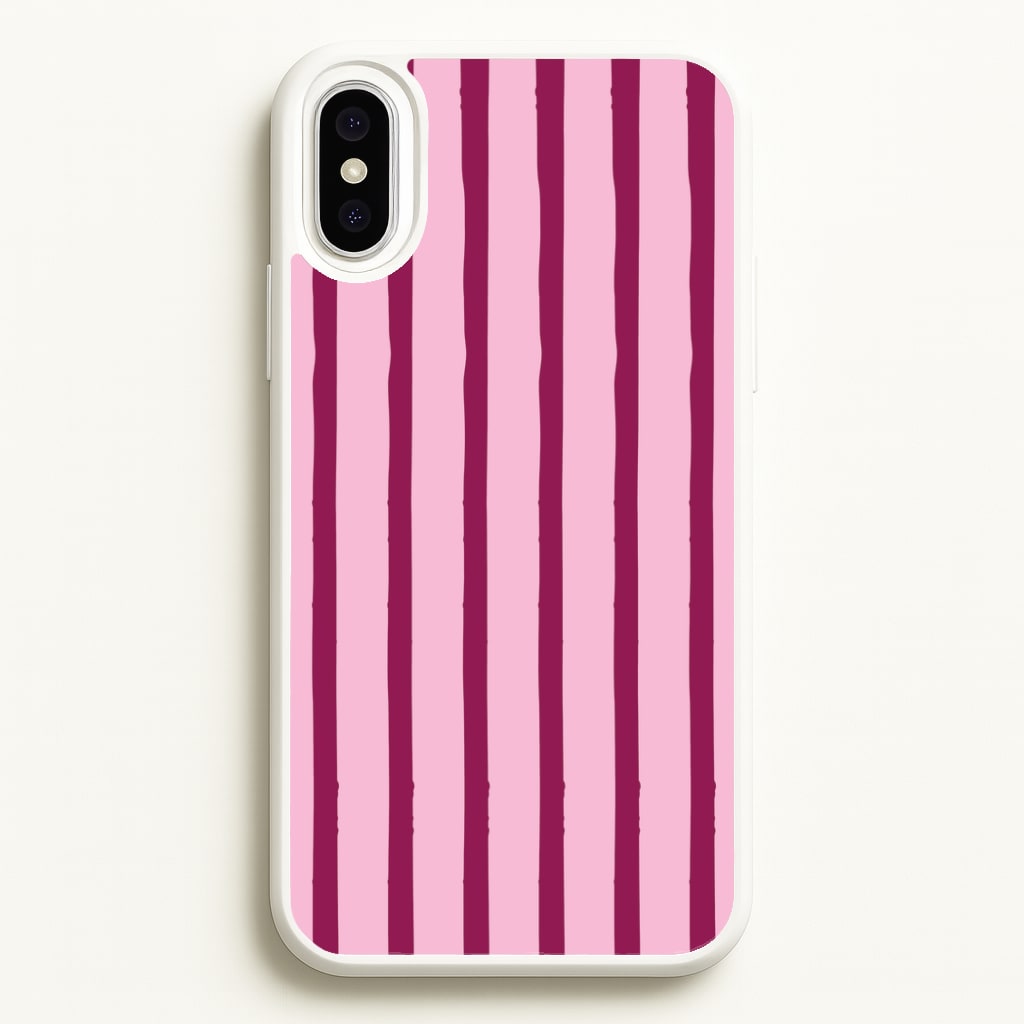 Strawberry Stripes  iPhone XS Max Case