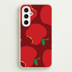 Teacher Apples Pattern Galaxy A14 Case