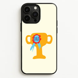 Cartoon Dad Trophy iPhone 13 Pro Case