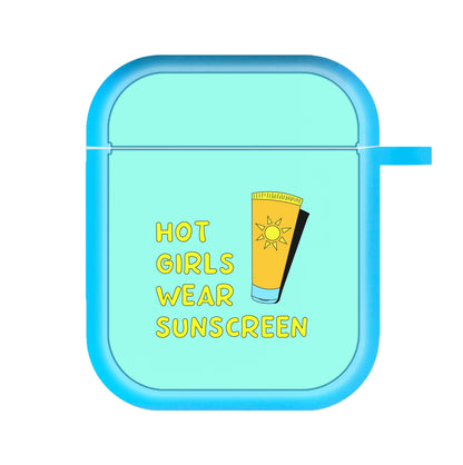 Hot Girls Wear Sunscreen - Summer AirPods Case