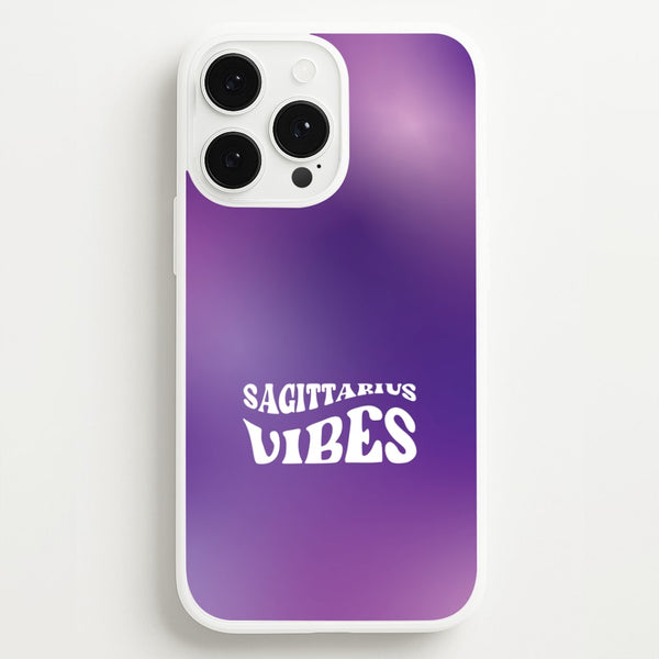 Sagittarius Vibes Gradient Zodiac iPhone 13 Pro Max Case